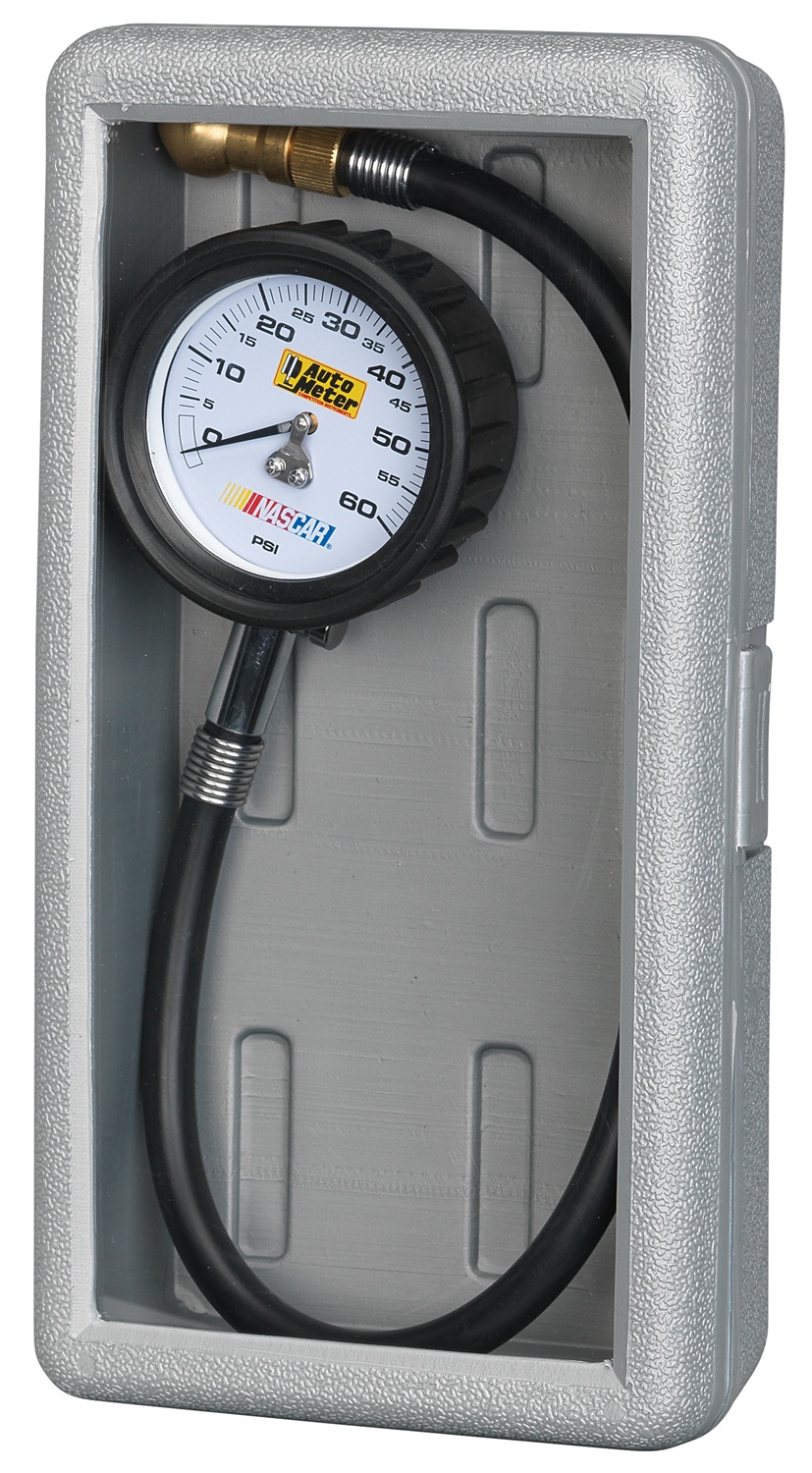 Auto Meter 2160 NASCAR Performance Analog Tire Pressure Gauge eBay